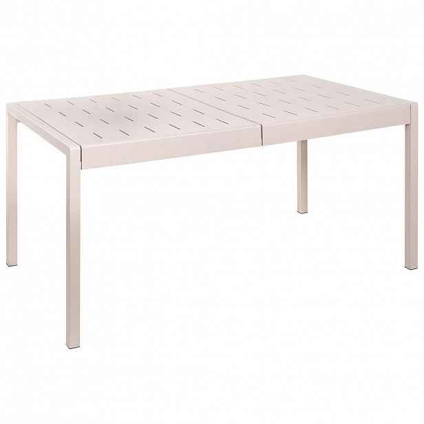 Beliani ZAHRADNÍ STŮL 154/84 cm Béžový Bartica