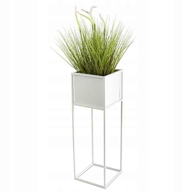 Držák Na Květináč na květiny, dekorace 70 cm, bílý