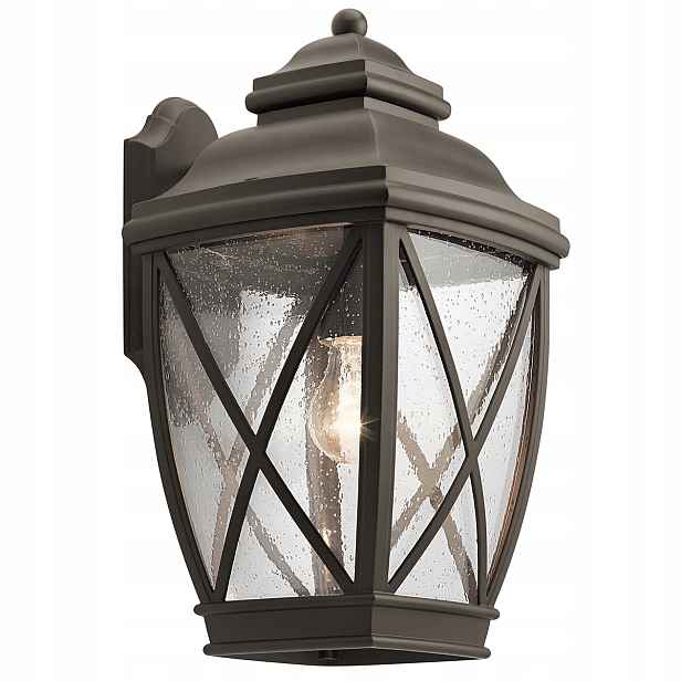 Kichler Tangier venkovní nástěnné svítidlo 60W E27 starý bronz IP44