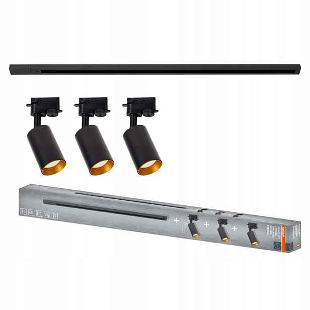 Sada kolejnicový kabel Led reflektor 6W GU10 1m Osram