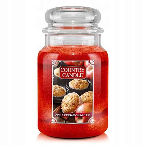 Vonná svíčka parafínová Apple Cinnamon Muffin Country Candle 1 ks