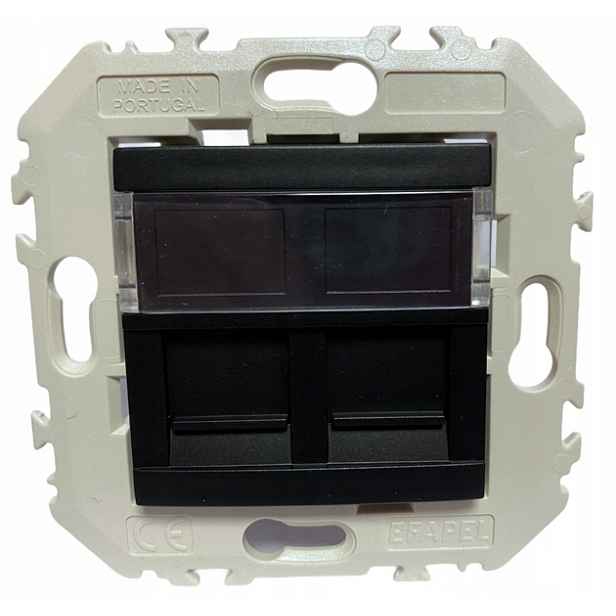 Efapel QUADRO45 Zásuvka Komp RJ45 KAT6 45456 Kwpm