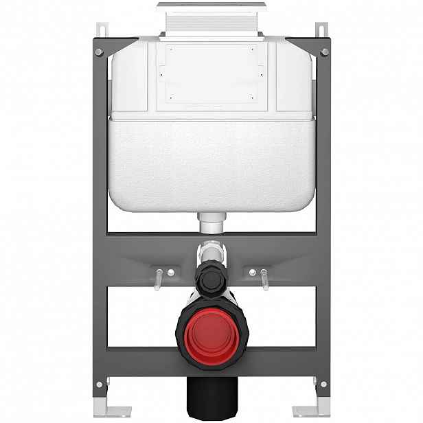 Modul Basic pro WC závěsné - nízký - ovládání shora -  předstěnová instalace/sádrokarton - 52,5x80 cm