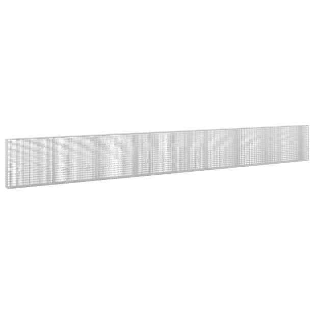 vidaXL Gabion s drátem 3,5 mm a sítem 5x2,5 cm 850x20x100 cm