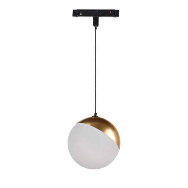Závěsná Led lampa pro magnetické lišty zlatá bílá koule 3000K Abigali