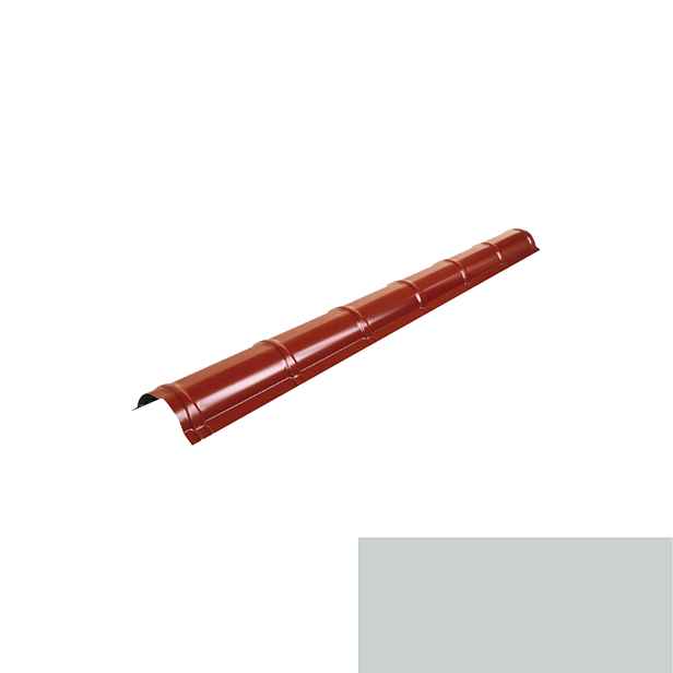 Hřebenáč kulatý MAXIDEK SP 25 RAL 9006 stříbrná