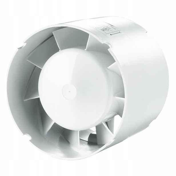 Kanálový ventilátor Vents o průměru 150 mm s časovým spínačem 298 m3/h