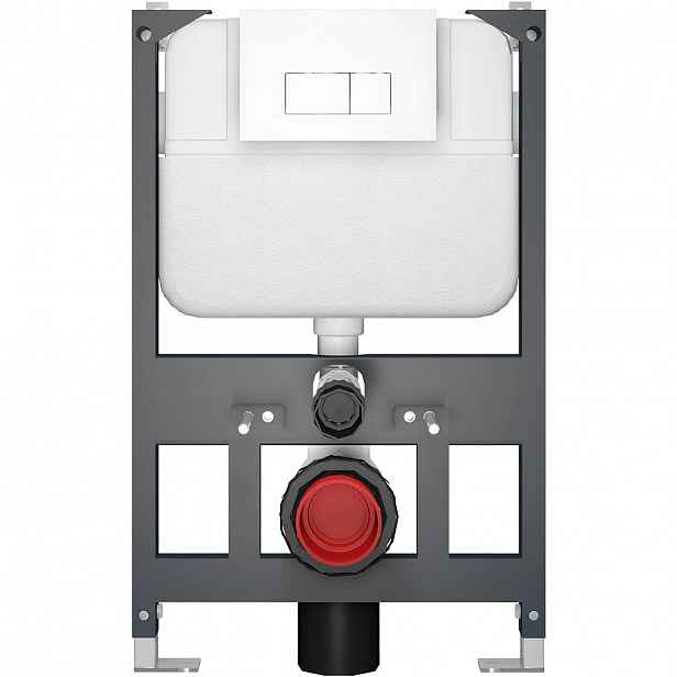 Modul Basic pro WC závěsné - nízký - předstěnová instalace/sádrokarton - 52,5x80 cm