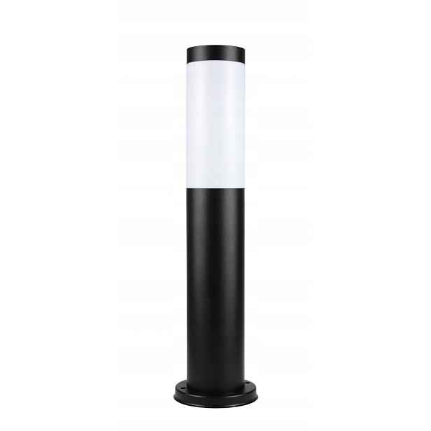 Stojací venkovní zahradní sloupková lampa černá tuba kulatá 45 cm Su-ma