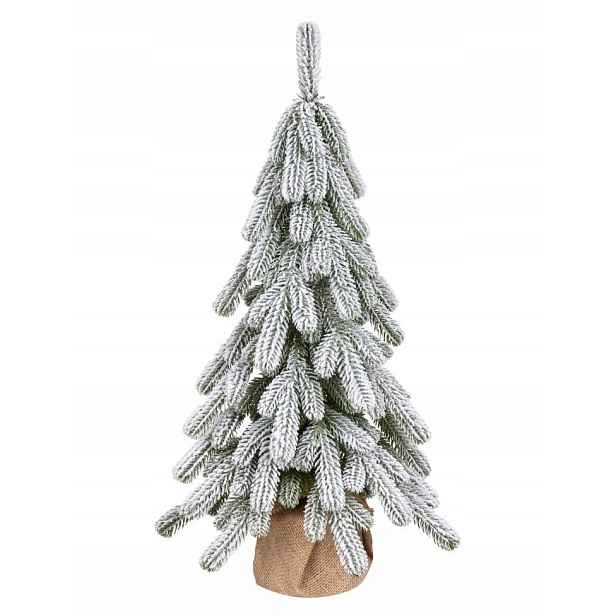 Umělý vánoční stromeček Everest Snow 80 cm zeleno-bílý