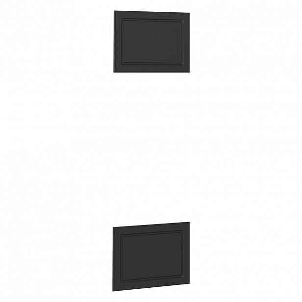 Vicco KUCHYŇSKÁ DVÍŘKA R-Line Antracitový venkovský dům 59.6 x 88.4 cm nábytková čela pro skříň k vestavné mikrovlnné troubě