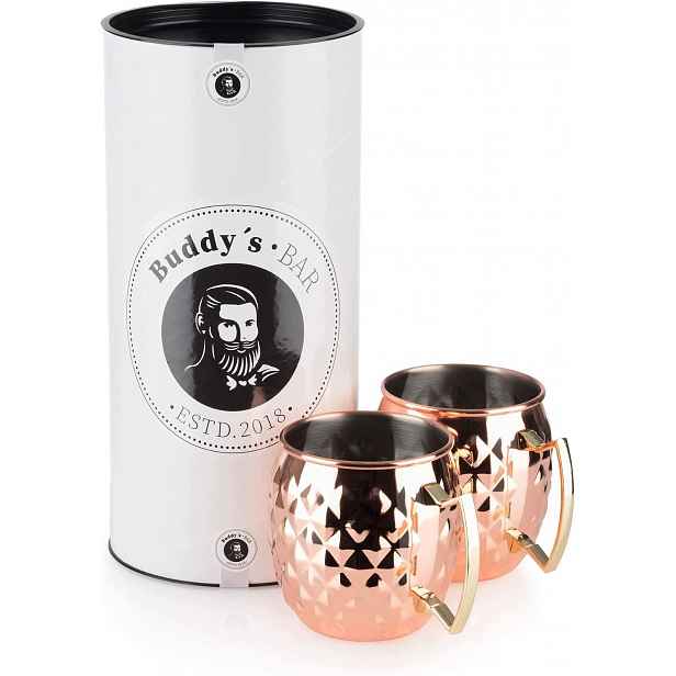 2 Kelímky Moscow Mule 500 ML Nerezová Ocel Vakuově Izolovaná Měď