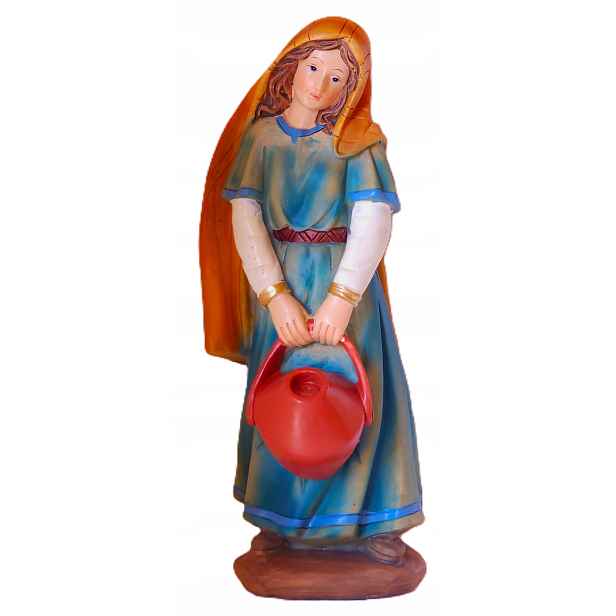 Figurka na zdobení Betlému „Žena s džbánkem“ pro figurky o výšce 19 Cm