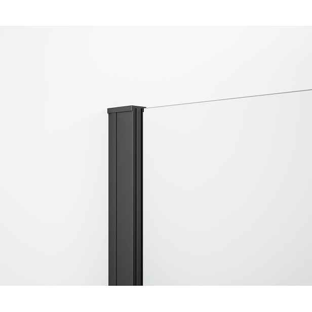 Polysan ESCA SHELF stěnový profil s drážkou 2100mm, černá mat