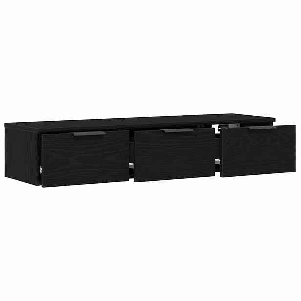 vidaXL Nástěnná skříňka Černý dub 102 x 30 x 20 cm Kompozitní dřevo
