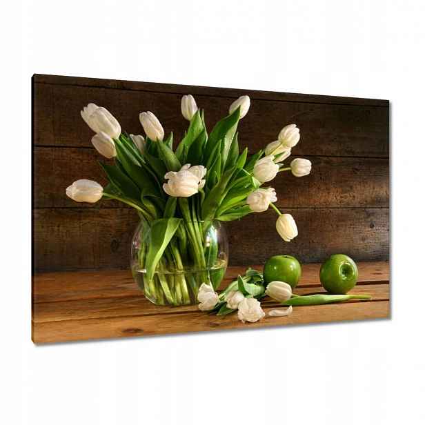Obrazy 120x80 Kytice tulipánů Váza