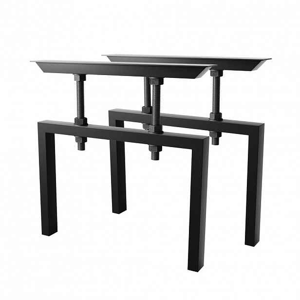Metalo Pro KOVOVÉ NOHY KE STOLU Etamin Screw sada 2 ks černá 72 cm