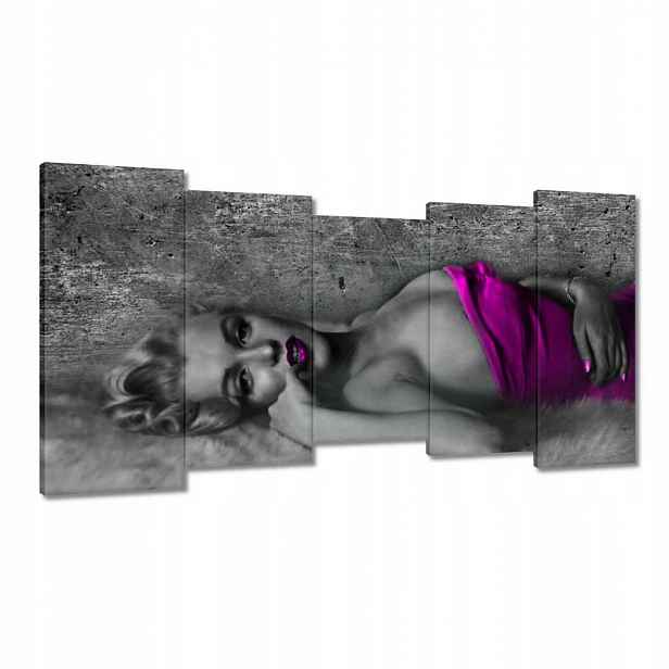 Obrazy 150x80 Růžová Marilyn Monroe