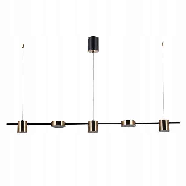 Remdal Závěsná lampa Zlatá Moderní Podélná Led 30W 3000K 2300lm IP20