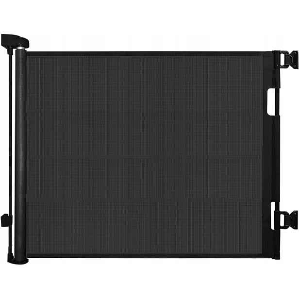 Rozkládací bezpečnostní branka černá 0-140 cm