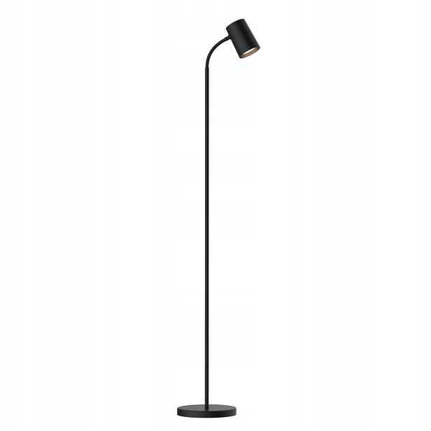 Stojací lampa reflektorová černá na čtení 138 cm Polux