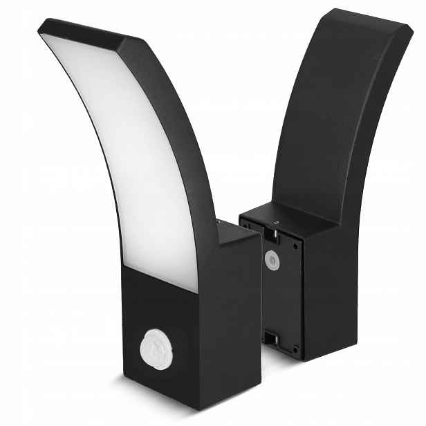 Venkovní nástěnné svítidlo Led zahradní fasádní lampa IP44 Pir senzor pohybu 10W