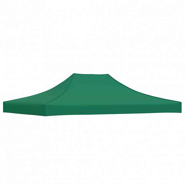 vidaXL Střecha k party stanu 4 x 3 m zelená 270 g/m²