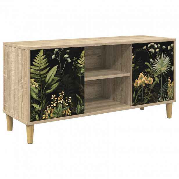 vidaXL Televizní skříň RHENEN 102 x 33 x 50 cm Sonoma Kompozitní dřevo