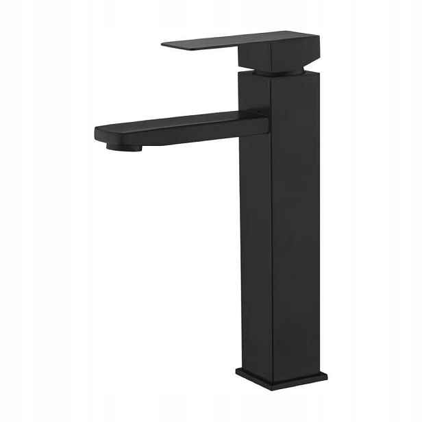 Vysoká umyvadlová baterie Wezer PRO11B-02-BLACK