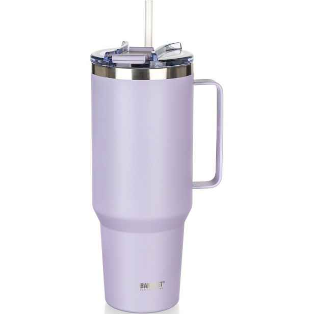 Banquet Termohrnek nerezový s uchem Twain 1200 ml, lila