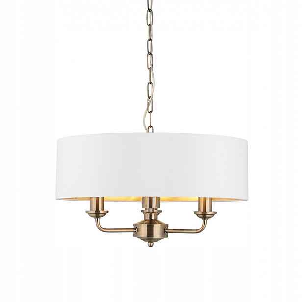 Endon Lighting Závěsná lampa 98934 mosaz
