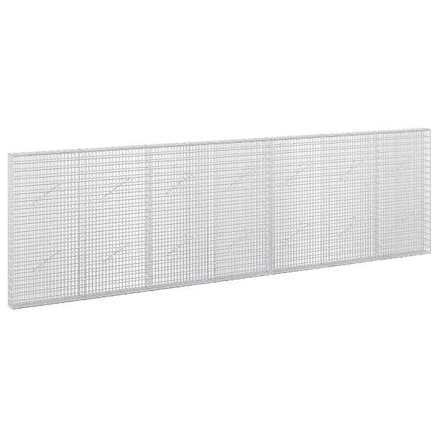 vidaXL Gabion s drátem 3,5 mm a sítem 5x2,5 cm 350x10x100 cm