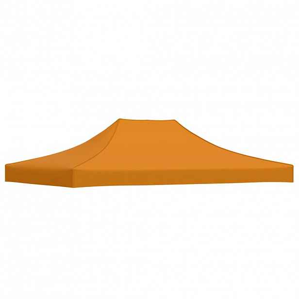 vidaXL Střecha k party stanu 4 x 3 m oranžová 270 g/m²
