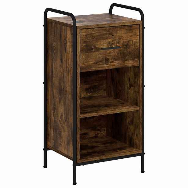 vidaXL Servírovací skříň Kouřový dub 97 x 33 x 81 cm Kompozitní dřevo