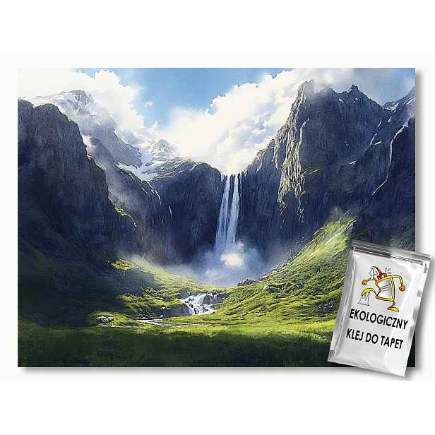 Fototapeta Flizelina Krajina Norsko Hory Vodopád Lofoty 416x254 130g