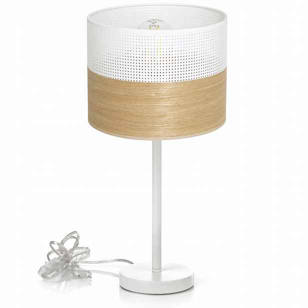 Noční Lampa Se Stínítkem A Dírkou Do Kanceláře E27 Černá Polská