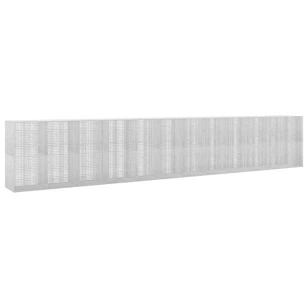 vidaXL Gabion s drátem 3,5 mm a sítem 5x2,5 cm 1150x100x200 cm
