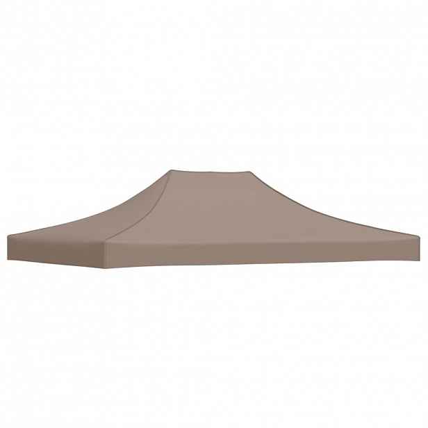 vidaXL Střecha k party stanu 4 x 3 m taupe 270 g/m²