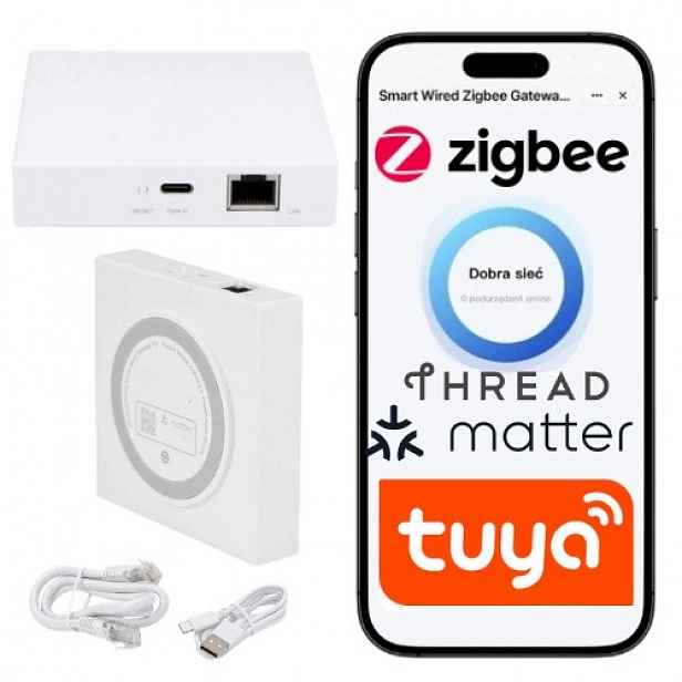 Brána Matter ZigBee Thread Tuya Smart Hub Ethernet Apple Home Alexa Sone