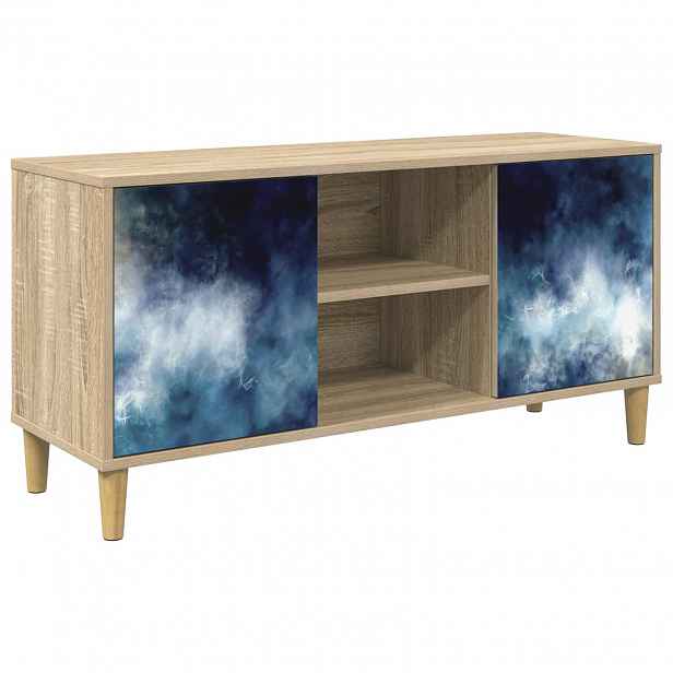vidaXL Televizní skříň RAALTE 102 x 33 x 50 cm Sonoma Kompozitní dřevo