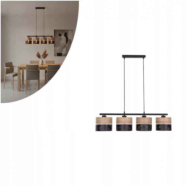 Závěsná béžová lampa Nicol moderní nad jídelní stůl Tk Lighting