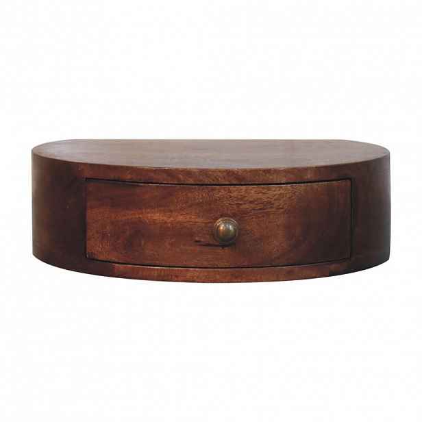 Artisan Furniture LAVIČKA s povrchovou úpravou Amber Oak, sedák s lněným potahem v barvě bahna, hnědá