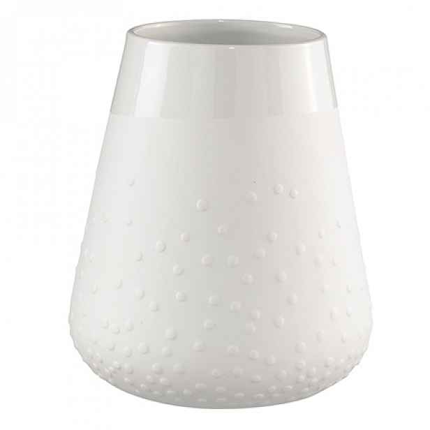 Räder Bílá porcelánová váza DOTS