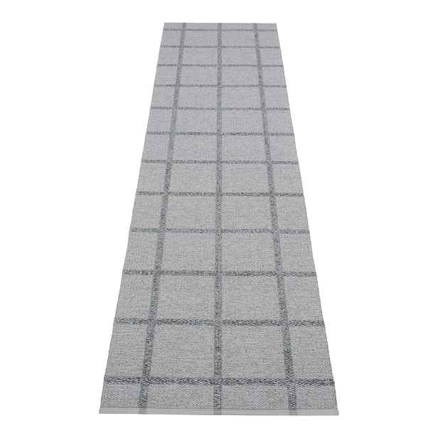 Šedý vnitřní a venkovní běhoun 70x300 cm Ada Grey – Pappelina