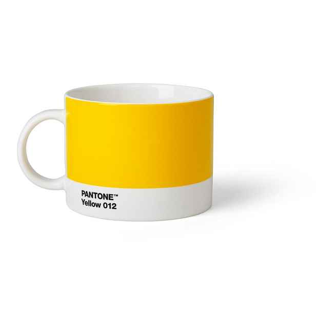 Žlutý porcelánový hrnek 475 ml Yellow 012 – Pantone