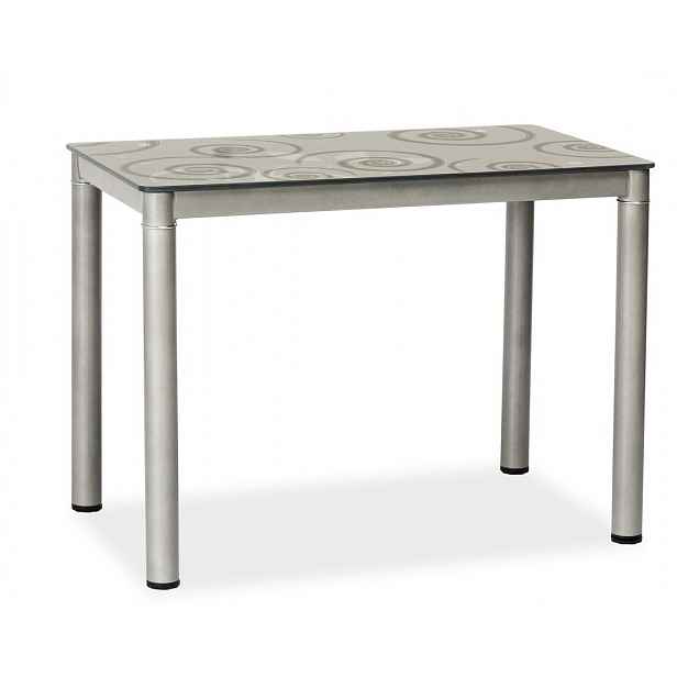 Jídelní stůl DAMAR 80x60, šedý