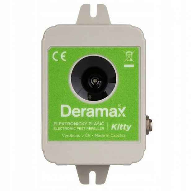 Deramax Kitty ultrazvukový plašič (odpuzovač) koček, psů a divoké zvěře, na