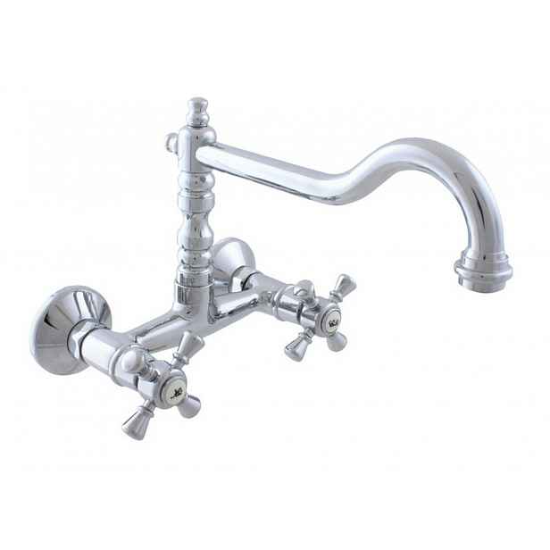 Dřezová baterie RAV SLEZÁK MORAVA 100 mm chrom MK302.0/28