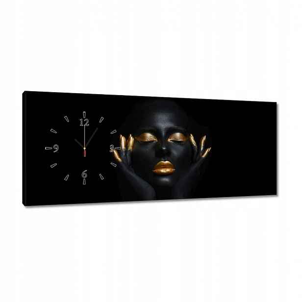 Hodiny 100x40 Zlatá meditace