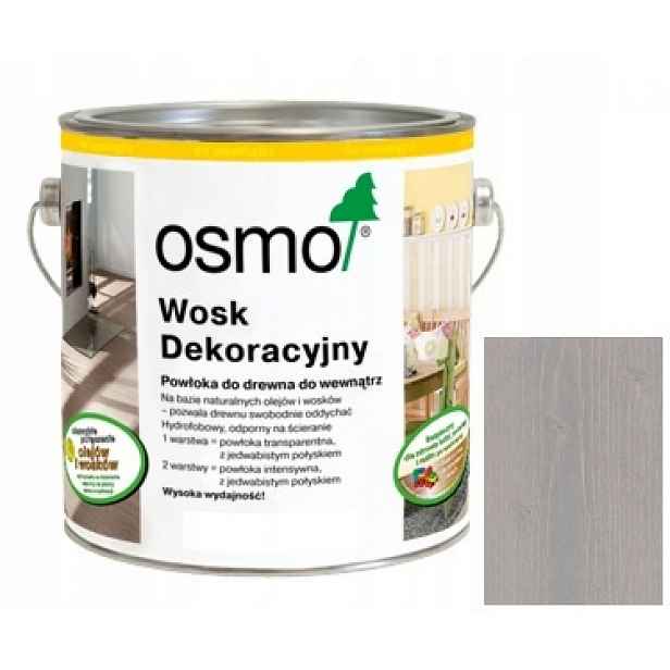 Osmo 3119 2,5L Vosk Dekorativní hedvábný šedý